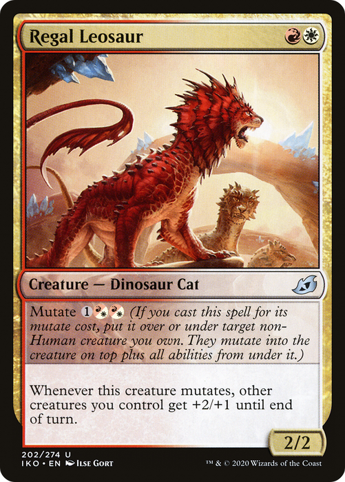 Regal Leosaur (IKO-202) - uncommon - Foil