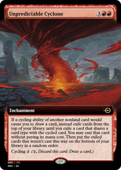 Unpredictable Cyclone (PRM-80885) - rare - Foil