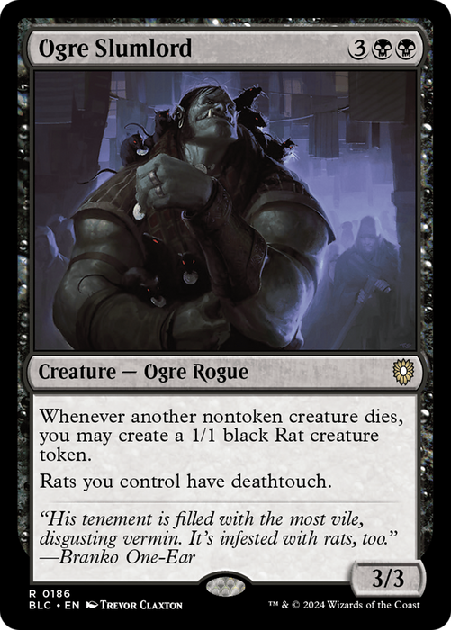 Ogre Slumlord (BLC-186) - rare