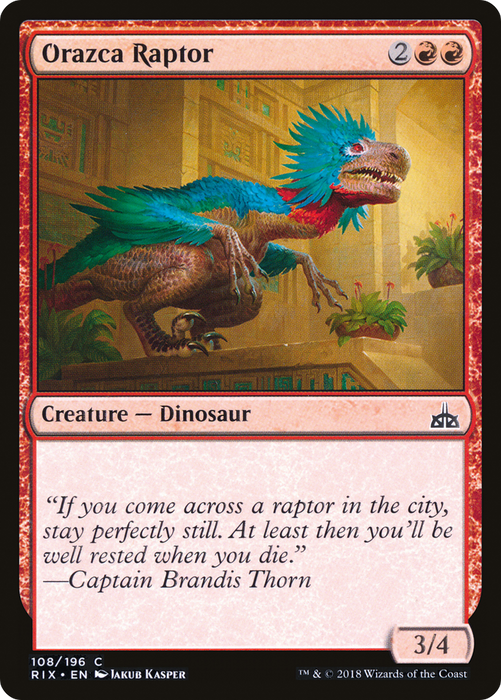 Orazca Raptor (RIX-108) - common - Foil