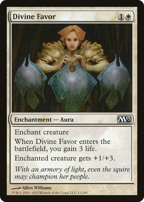 Divine Favor (M13-011) - common - Foil