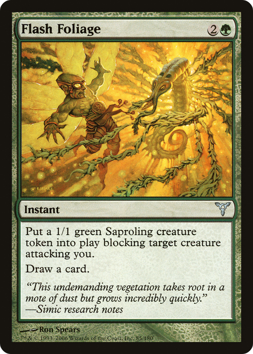 Flash Foliage (DIS-085) - uncommon - Foil