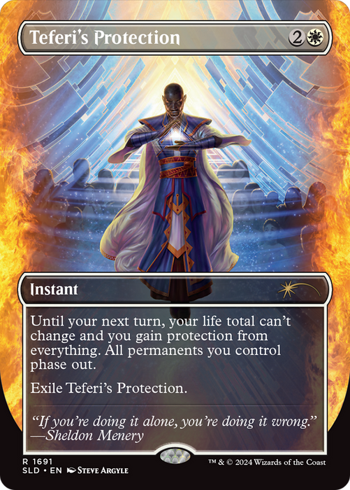 Teferi's Protection (SLD-1691) - rare (Borderless) - Foil