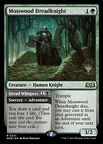 Mosswood Dreadknight // Dread Whispers (PPWOE-231P) - rare