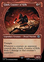 Gimli, Counter of Kills (LTR-312) - uncommon: (Showcase) (Borderless)