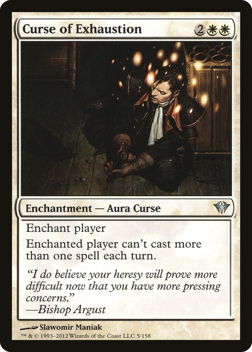 Curse of Exhaustion (DKA-005) - uncommon - Foil