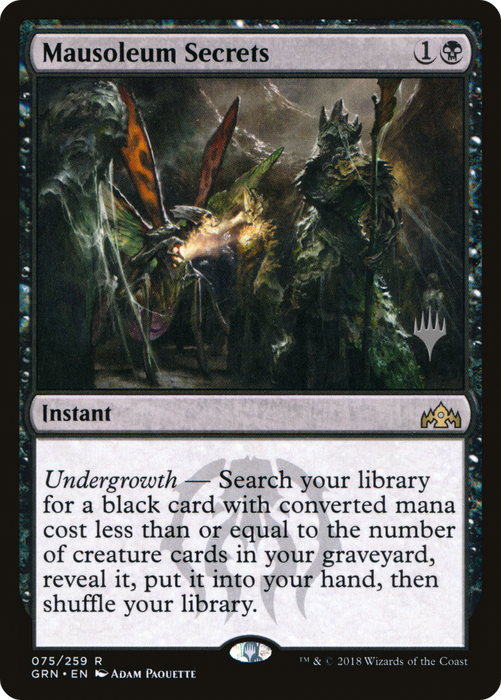 Mausoleum Secrets (PPTHB-75P) - rare - Foil