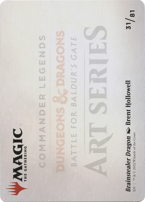 Brainstealer Dragon // Brainstealer Dragon (ACLB-031) - common (Borderless) - Foil