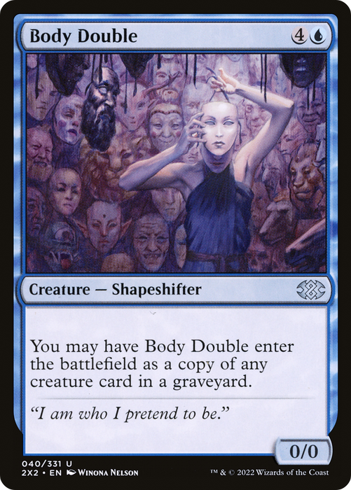 Body Double (2X2-040) - uncommon - Foil