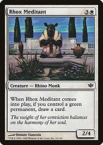 Rhox Meditant (CON-016) - common - Foil