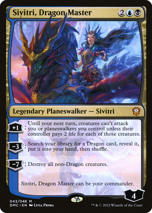 Sivitri, Dragon Master (DMC-043) - mythic - Foil