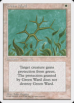 Green Ward (4ED-027) - uncommon