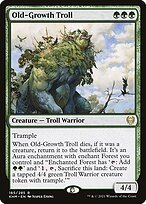 Old-Growth Troll (KHM-185) - rare - Foil