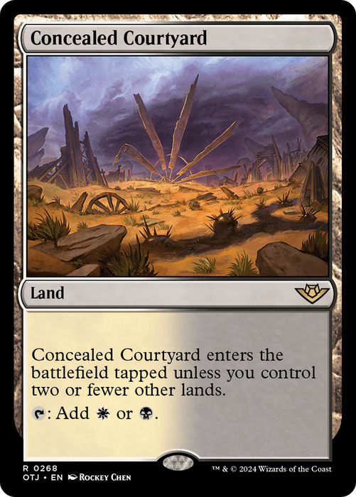 Concealed Courtyard (OTJ-268) - rare