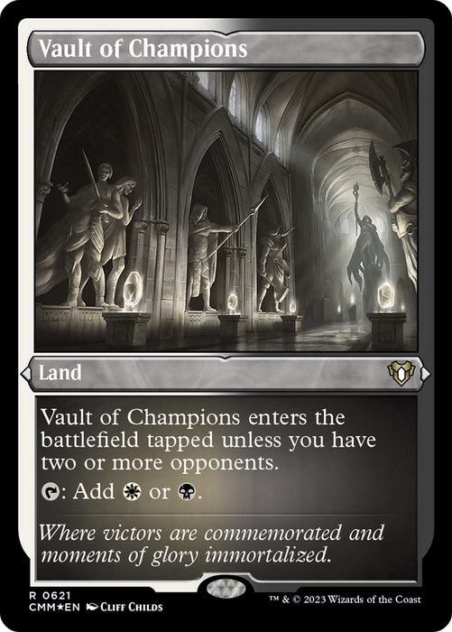 Vault of Champions (CMM-621) - rare - Etched Foil