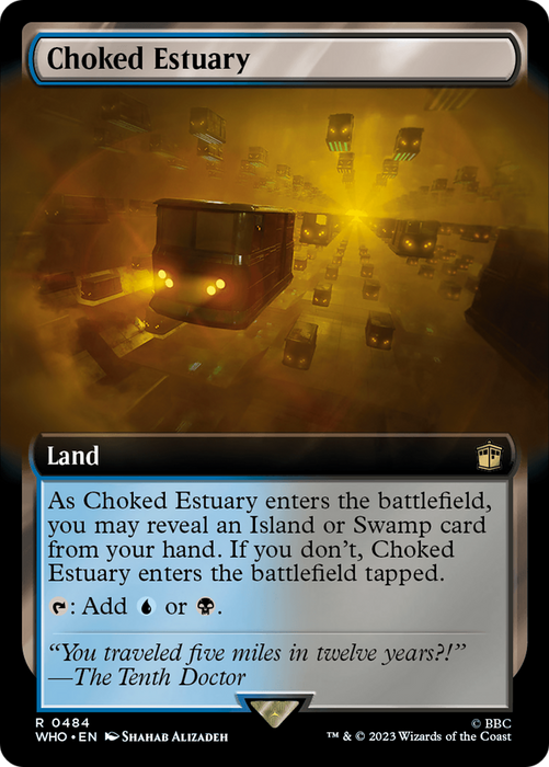 Choked Estuary (WHO-484) - rare: (Extended Art) - Foil