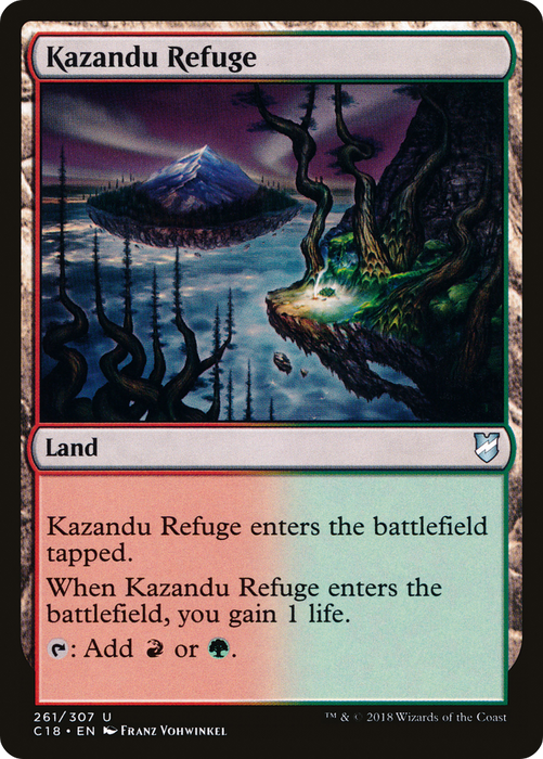 Kazandu Refuge (C18-261) - uncommon