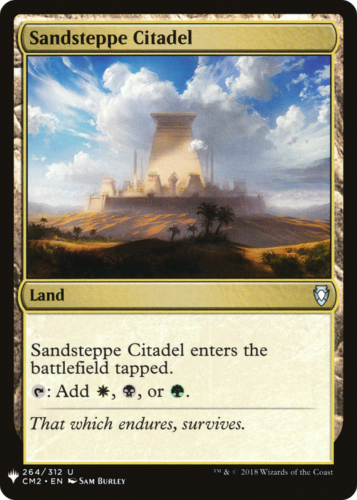 Sandsteppe Citadel (LIST-CM2-264) - uncommon