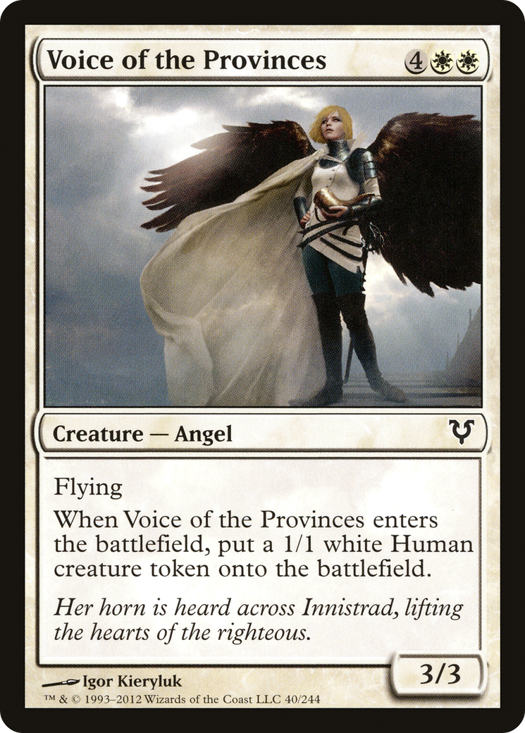 Voice of the Provinces (AVR-040) - common