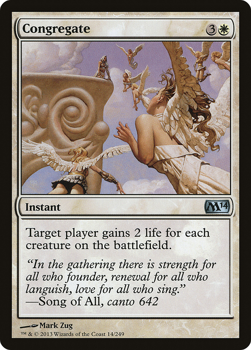 Congregate (M14-014) - uncommon - Foil