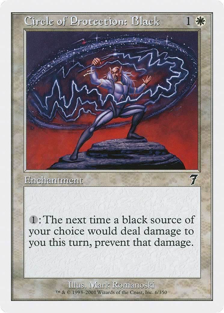 Circle of Protection: Black (7ED-006) - common