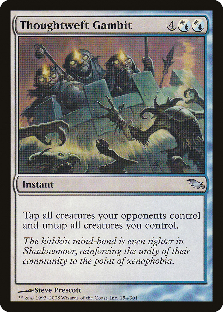 Thoughtweft Gambit (SHM-154) - uncommon - Foil
