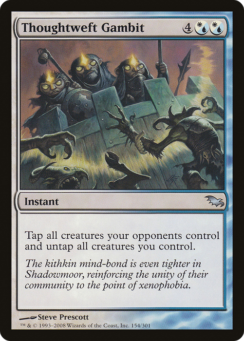 Thoughtweft Gambit (SHM-154) - uncommon - Foil