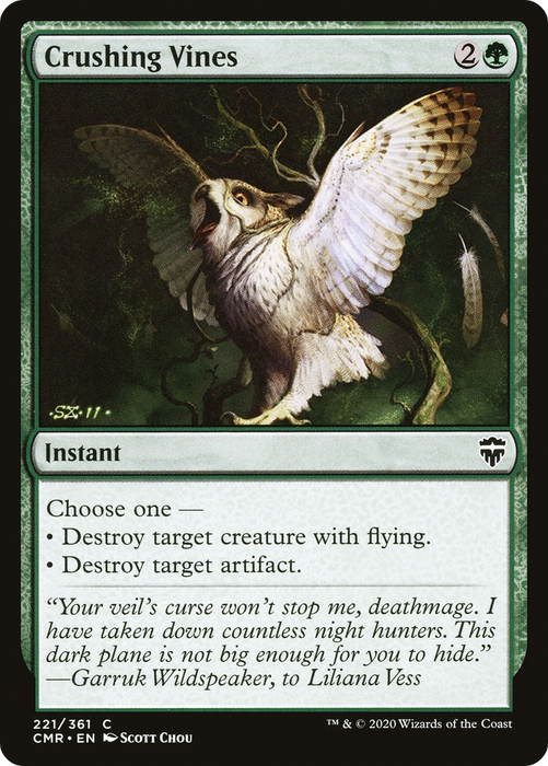 Crushing Vines (CMR-221) - common - Foil