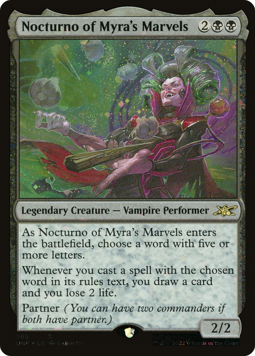 Nocturno of Myra's Marvels (UNF-368) - rare - Foil