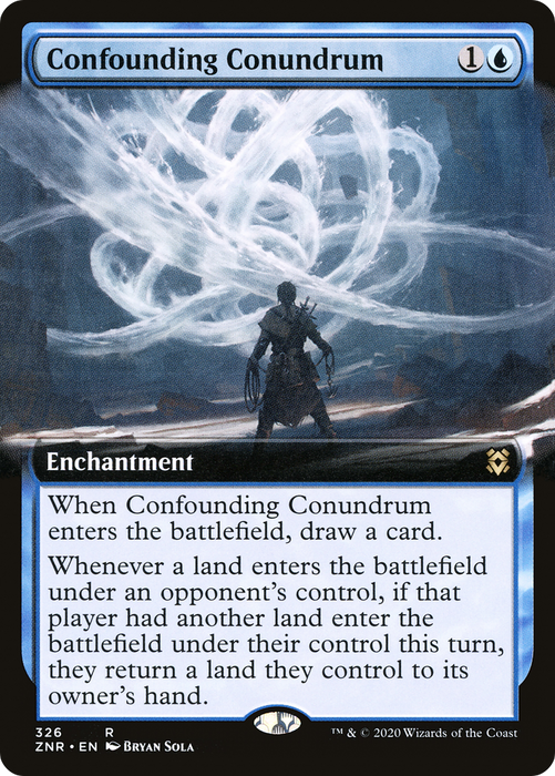 Confounding Conundrum (ZNR-326) - rare: (Extended Art) - Foil