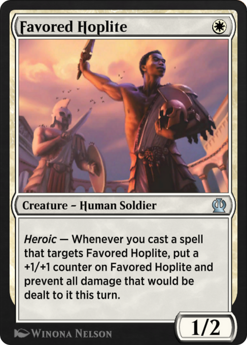 Favored Hoplite (EA1-001) - uncommon