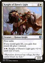 Knight of Dawn's Light (DMU-023) - uncommon