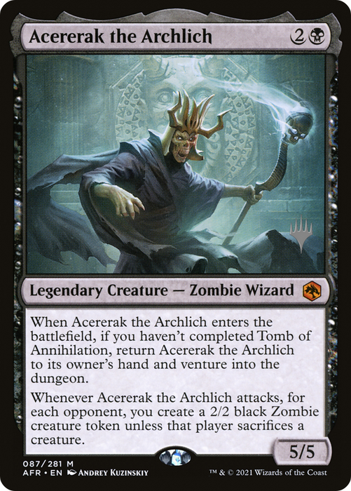 Acererak the Archlich (PPAFR-87P) - mythic - Foil