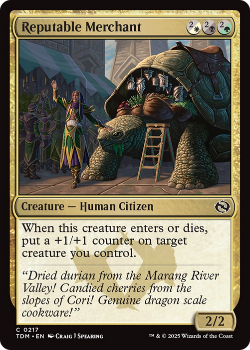 Reputable Merchant (TDM-217) - common - Foil