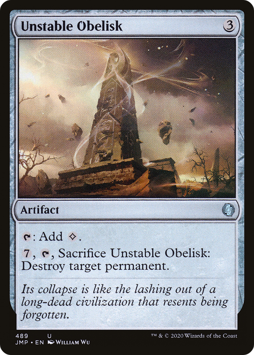 Unstable Obelisk (JMP-489) - uncommon