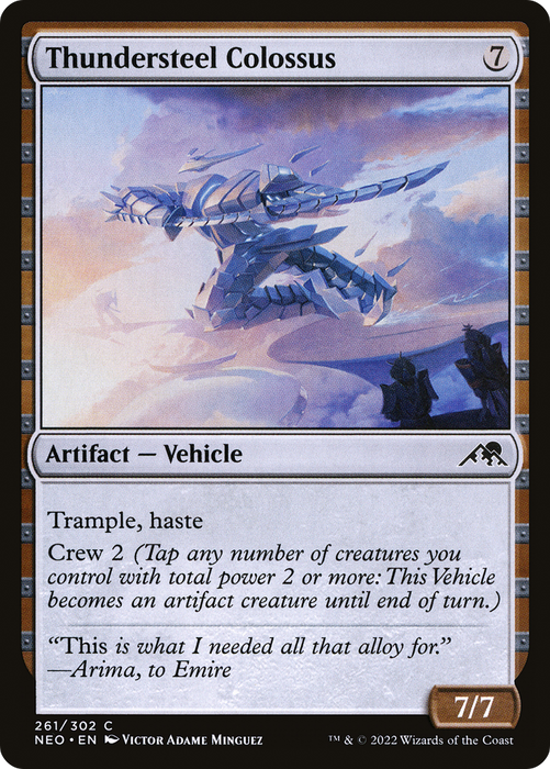 Thundersteel Colossus (NEO-261) - common - Foil
