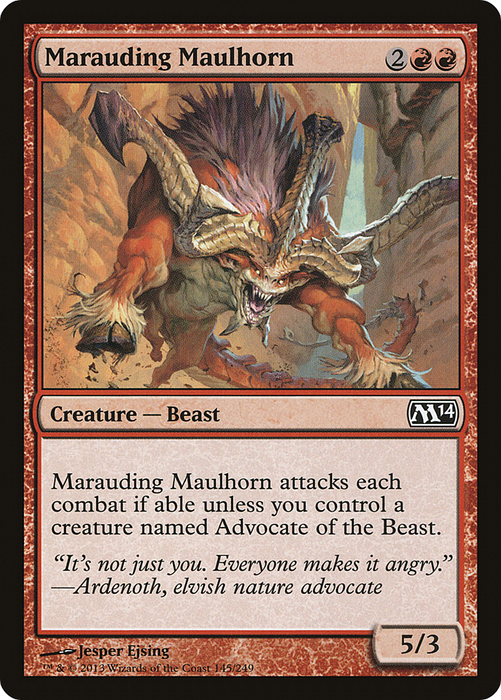 Marauding Maulhorn (M14-145) - common