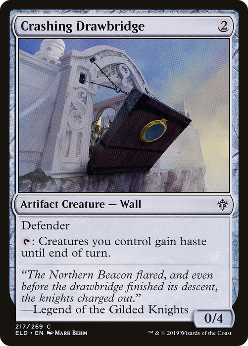 Crashing Drawbridge (ELD-217) - common - Foil