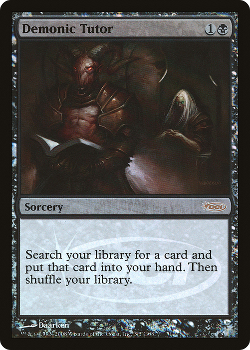 Demonic Tutor (JDG-003) - rare - Foil
