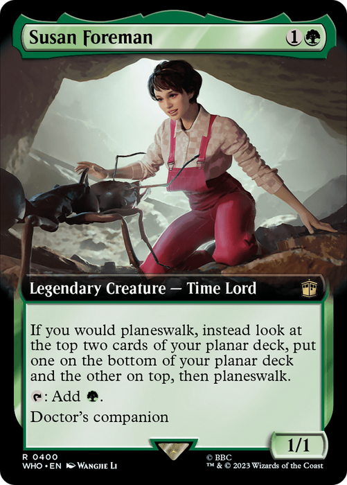 Susan Foreman (WHO-400) - rare: (Extended Art) - Foil