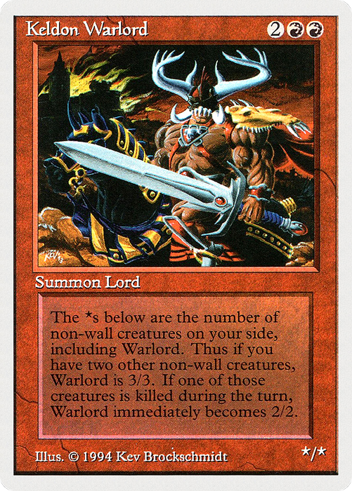 Keldon Warlord (SUM-160) - uncommon