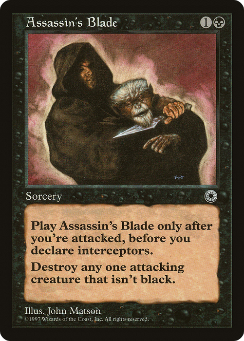 Assassin's Blade (POR-080) - uncommon