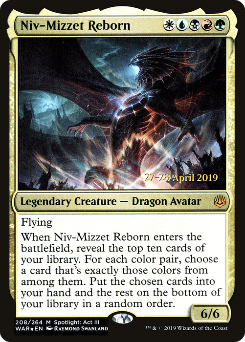 Niv-Mizzet Reborn (PRE-208S) - mythic - Foil