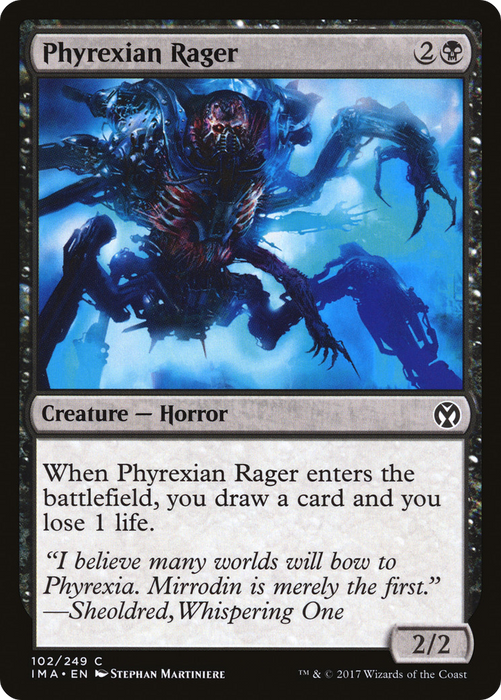 Phyrexian Rager (IMA-102) - common