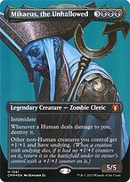 Mikaeus, the Unhallowed (CMM-1061) - mythic (Borderless) - Foil