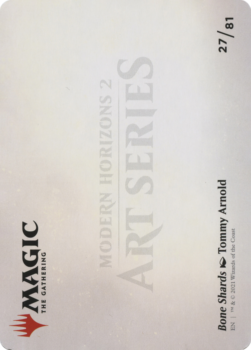 Bone Shards // Bone Shards (AMH2-027) - common (Borderless) - Foil