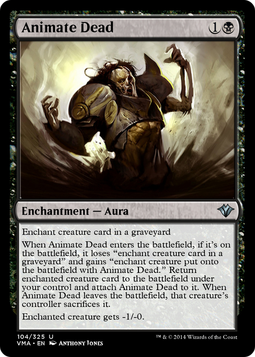 Animate Dead (VMA-104) - uncommon - Foil