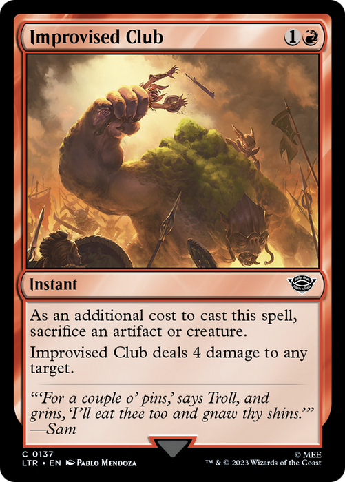 Improvised Club (LTR-137) - common