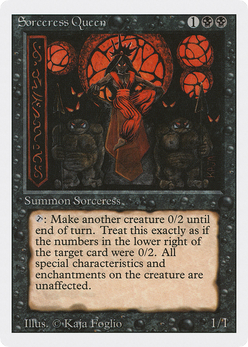 Sorceress Queen (3ED-131) - rare