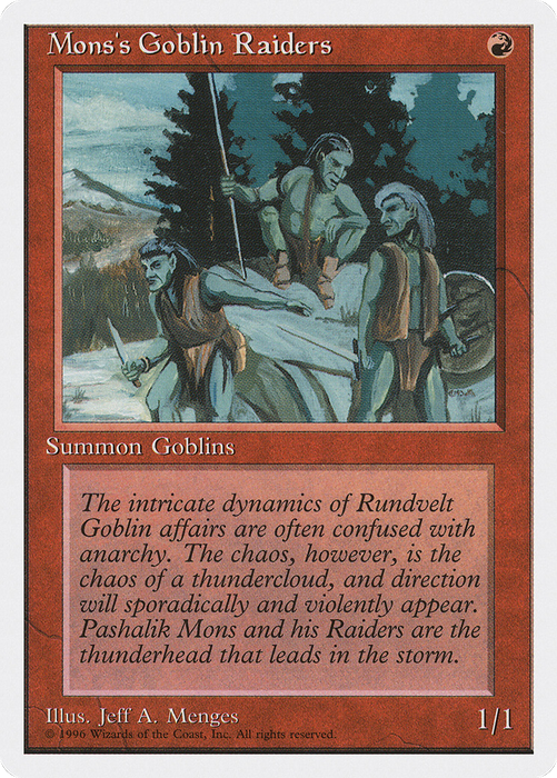 Mons's Goblin Raiders (2PS-035) - common